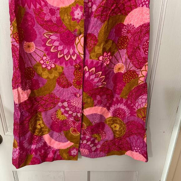 Vintage Made In Hawaii For Kimo's Polynesian Shop Hawaiian Dress Sleeveless Rare - Picture 8 of 9